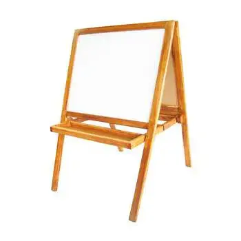 ATRIL PIZARRA MAGNET. DOBLE BLANCA 55X65 ALT.120CM